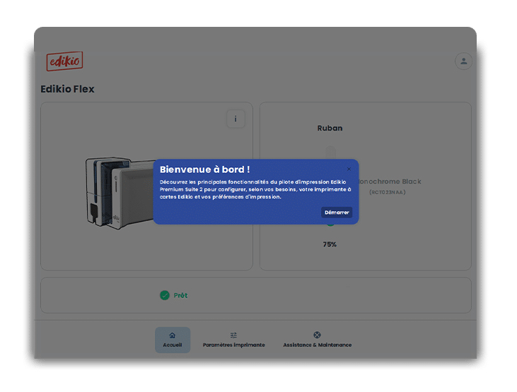 Interface Tutoriel Edikio Premium Suite 2